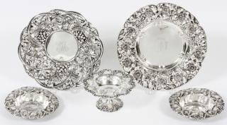 Appraisal: AMERICAN STERLING SILVER SERVING BOWLS PIECES AMERICAN STERLING SILVER SERVING