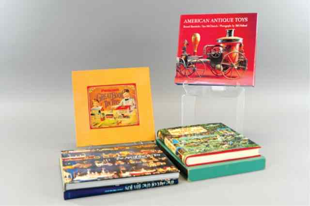 Appraisal: TOY BOOK LOT Toy reference books include ''Golden Age of