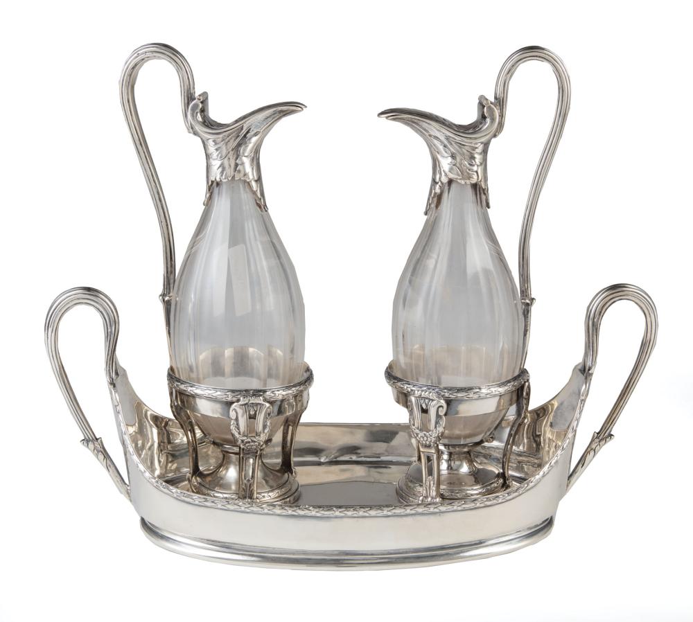 Appraisal: George III Sterling Silver Cruet Thomas Heming London mark used