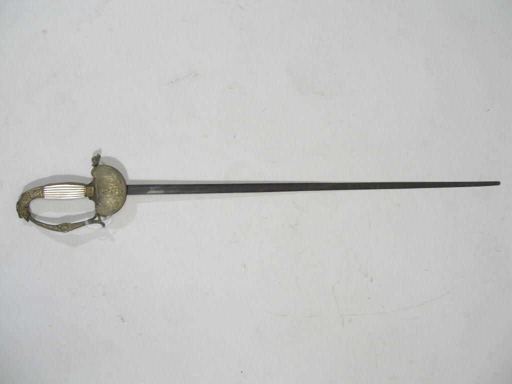 Appraisal: American Militia Officer's Sword early th c unmarked private contract