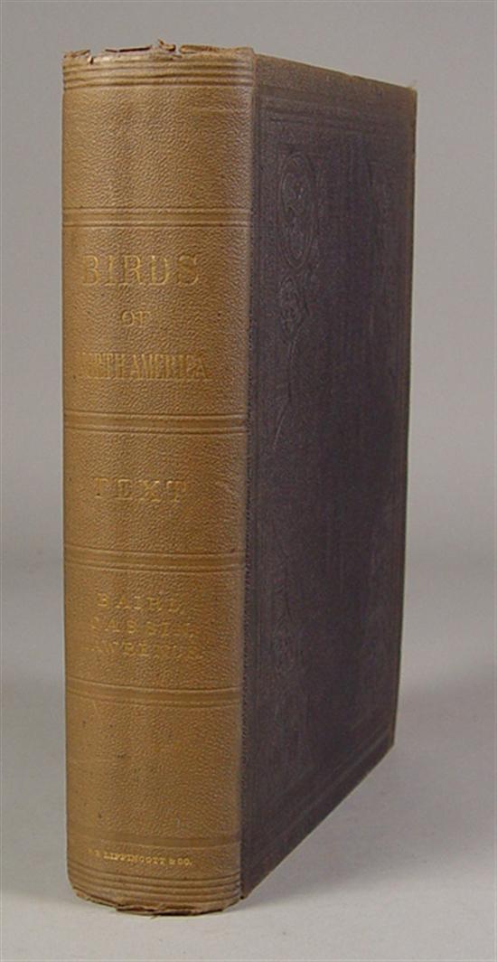 Appraisal: Book The Birds of North America By Spencer F Baird