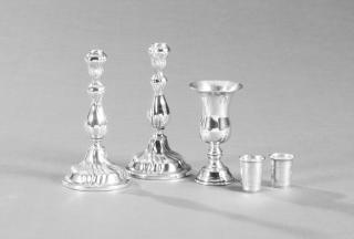 Appraisal: Group of Five Silver Pieces c consisting o Group of