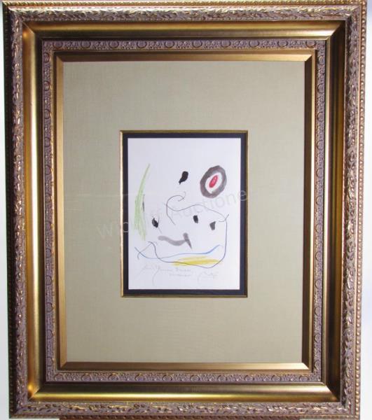 Appraisal: Joan Miro Spain France - x SLR Quelques Pour Amis