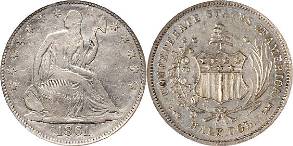 Appraisal: Confederate C Scott Restrike MS PCGS One of the finer