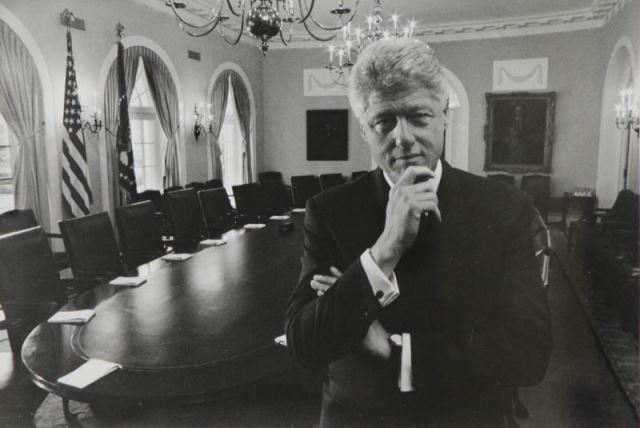 Appraisal: NEWMAN Arnold Gelatin Silver Print PresidentBill Clinton The White House