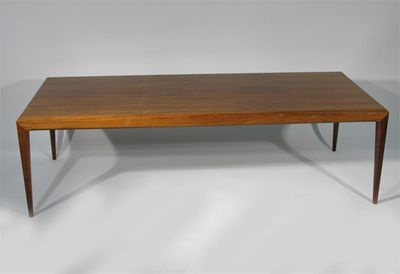 Appraisal: A CFC Silkeborg rosewood table designed by Johannes Anderson circa