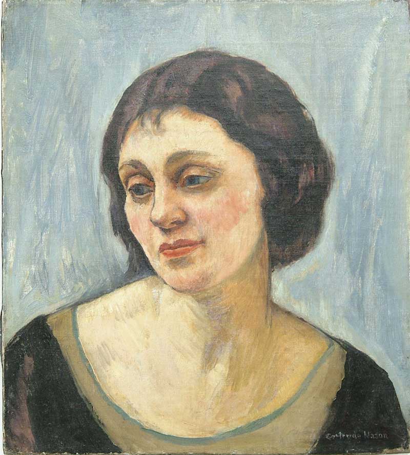 Appraisal: GERTRUDE NASON American - PORTRAIT OF A WOMAN Oil on