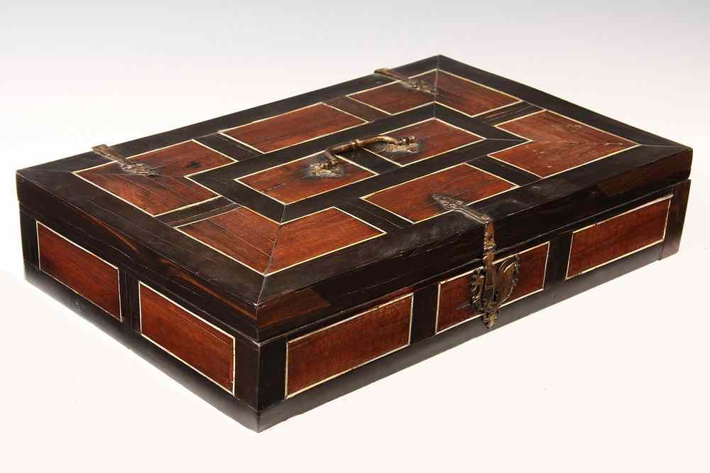 Appraisal: ITALIAN BOX - th c Italian Document Box in ebony