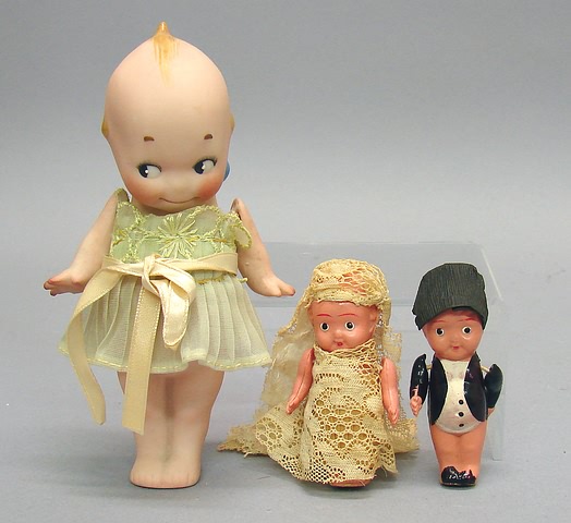 Appraisal: Standing Kewpie doll marked red stamp on feet Germany Condition