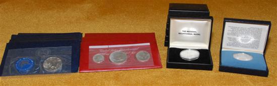 Appraisal: - FINE SILVER PROOFS -S Proof Eisenhower Dollar Blue enevlope