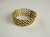 Appraisal: BRACELET - Antique K gold bracelet with oval and circular