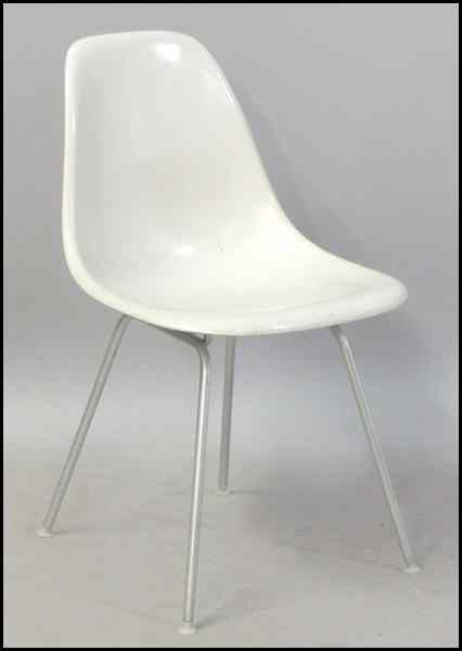 Appraisal: SET OF FOUR EAMES FOR HERMAN MILLER FIBERGLASS CHAIRS Condition