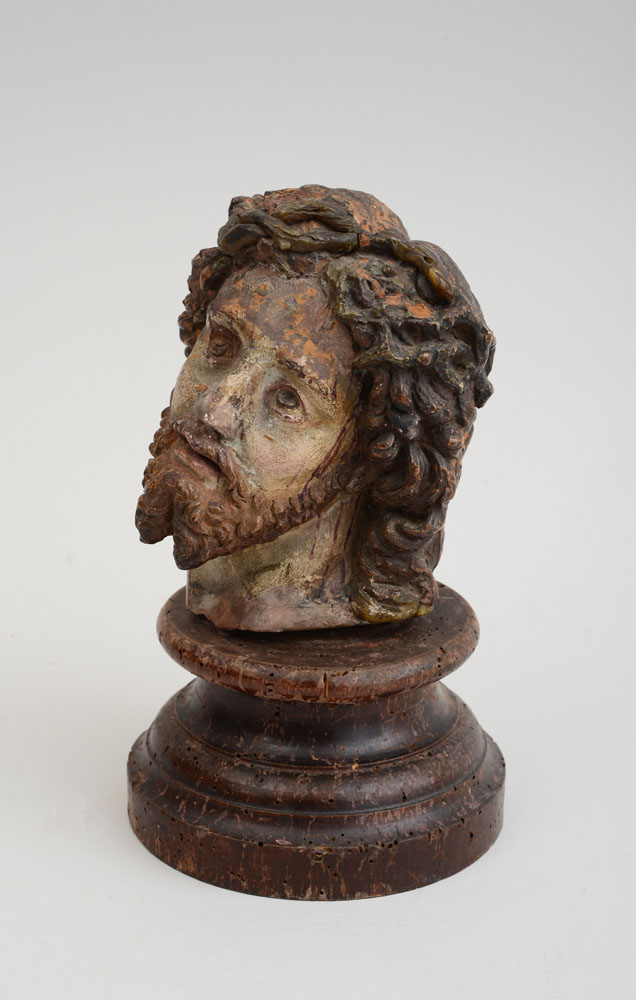 Appraisal: CIRCLE OF DANIELE DA VOLTERRA - HEAD OF CHRIST Painted