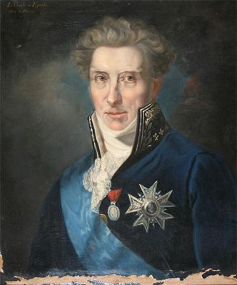 Appraisal: French School Early th Century Portrait of Le Comte de