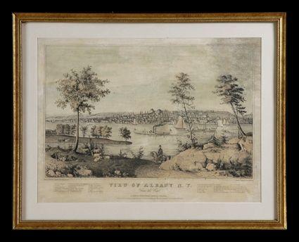 Appraisal: LEWIS BROWN PUBL VIEW OF ALBANY NY After a drwing