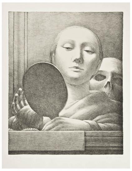 Appraisal: George Tooker b The Mirror G Lithograph signed in pencil