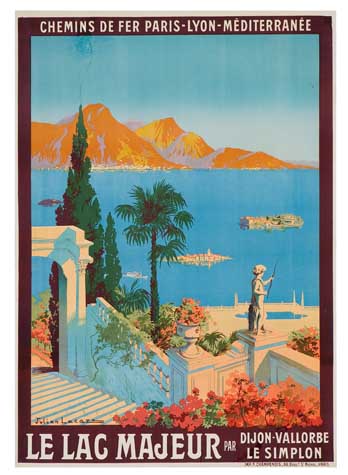 Appraisal: VARIOUS ARTISTS CHEMINS DE FER Group of travel posters Circa