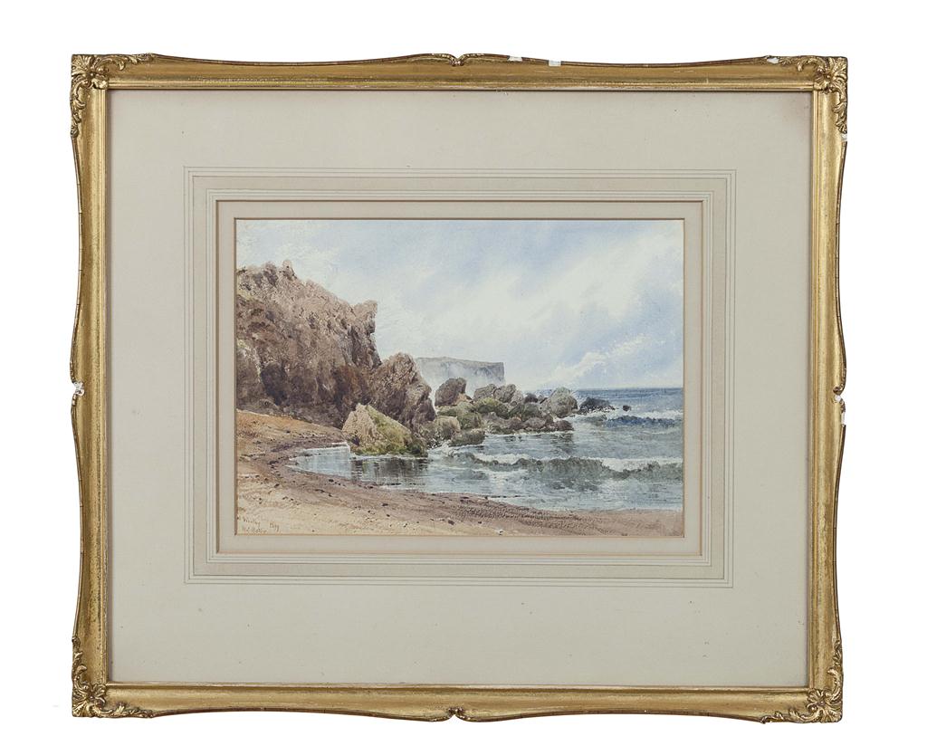 Appraisal: WILLIAM J BODDY BRITISH TH CENTURY CLIFFS AT WHITBY Signed