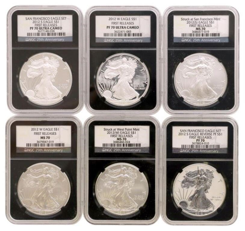 Appraisal: lot of U S First Releases Silver Eagles coins each