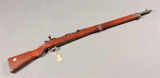 Appraisal: Arisaka Type rifle marked with defaced Imperial Chrysanthemum Japanese script