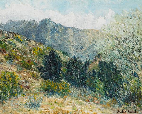 Appraisal: Charles Reiffel American - 'Mission Valley Monrovia California San Gabriel