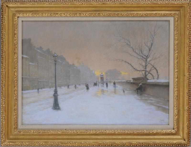 Appraisal: MARIE JOSEPH LEON IWILL - NEIGE FONDANTE Pastel on canvas