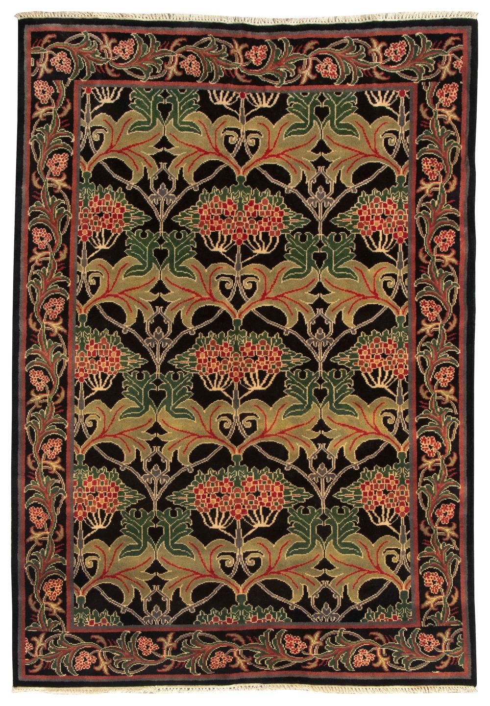 Appraisal: ARTS AND CRAFTS DESIGN RUG X ST CENTURYARTS AND CRAFTS