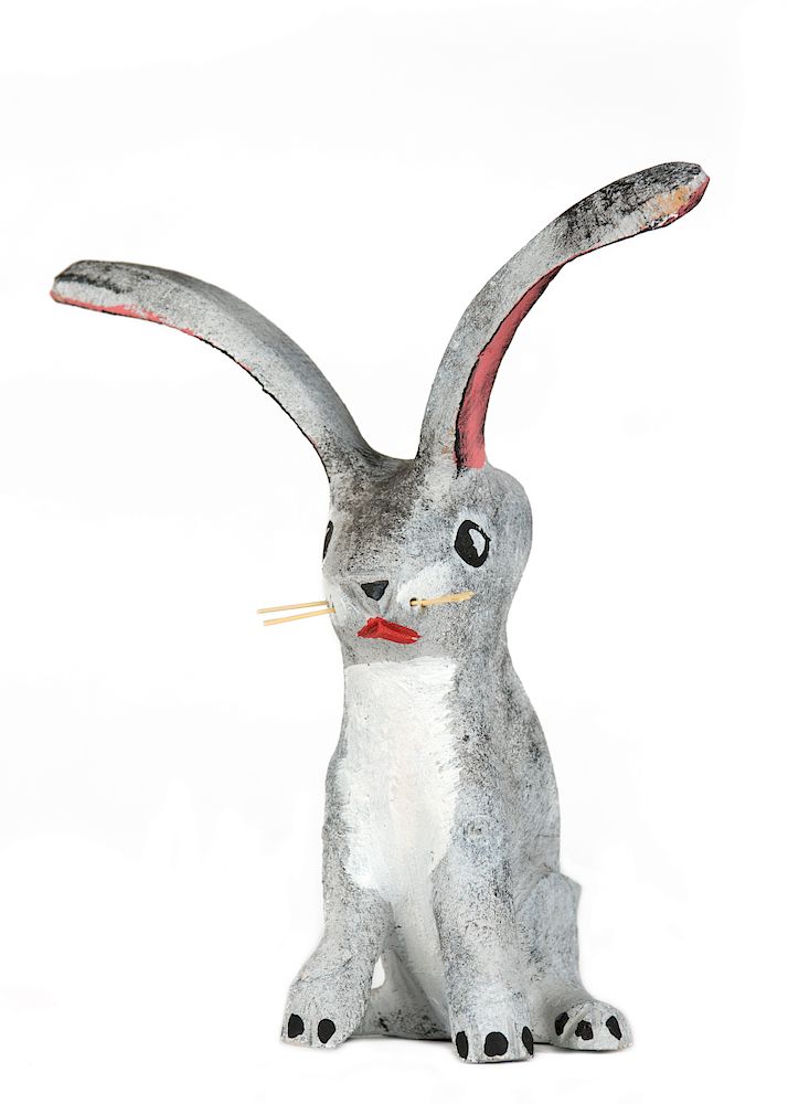 Appraisal: Hector Rascon Folk Art Bunny Hector Rascon Folk Art Bunny