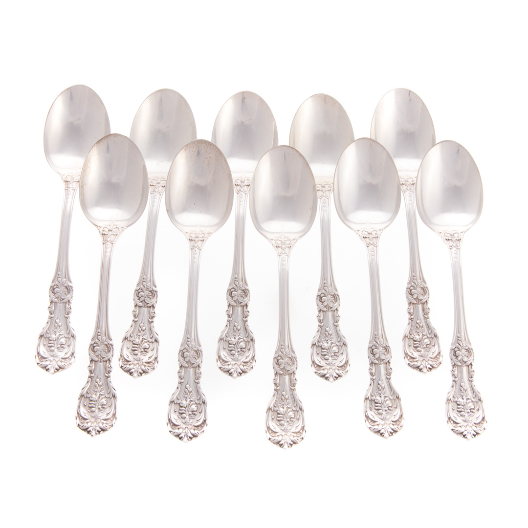 Appraisal: Reed Barton Francis I sterling soup spoons set of sterling