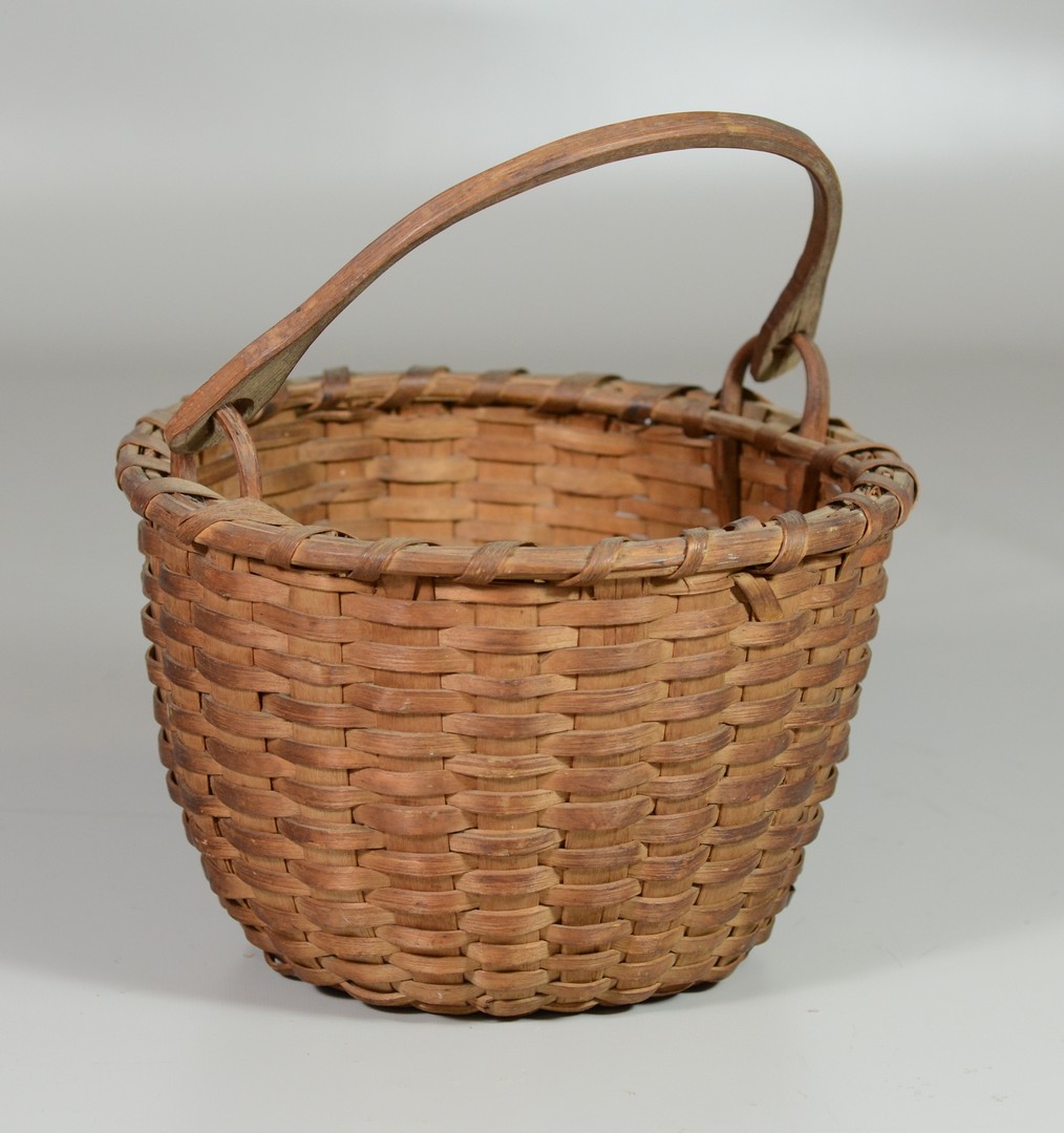 Appraisal: Brown Swing Handle Basket diameter x h RCA LLC