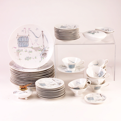 Appraisal: Rosenthal dinner set to include twelve dinner plates eleven cups