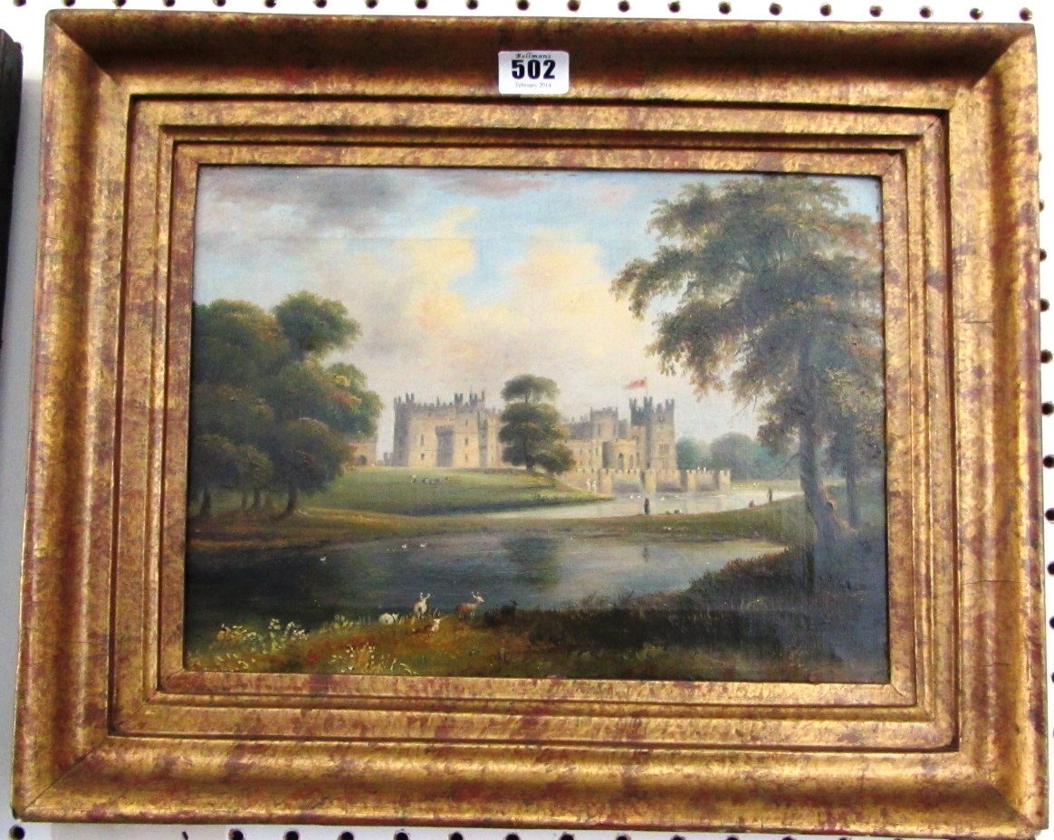 Appraisal: Follower of George Garrard View of a castle in a