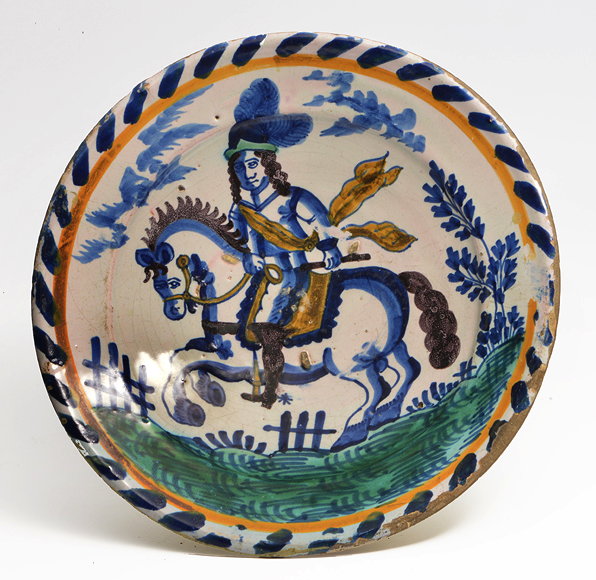 Appraisal: A LATE TH CENTURY BLUE DASH CHARGER POSSIBLY FRIESIAN C