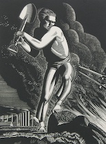 Appraisal: Rockwell Kent American - Workers Of The World Unite Wood