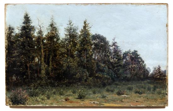 Appraisal: Sale Lot Illarion Mikhailovch Pryanishnikov Russian - Wooded Landscape oil