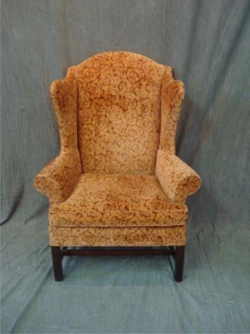 Appraisal: th th Cent Wingback Chair Possibly th Cent From a