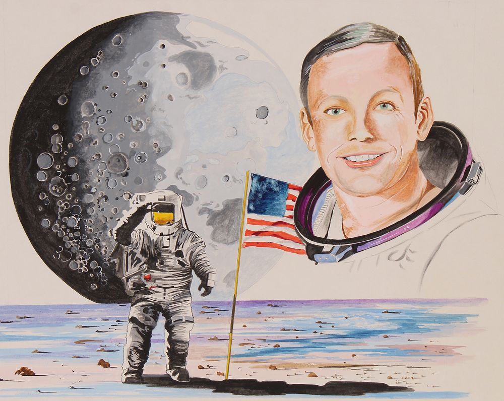 Appraisal: Robert Carlin B Neil Armstrong Robert Carlin American B Neil