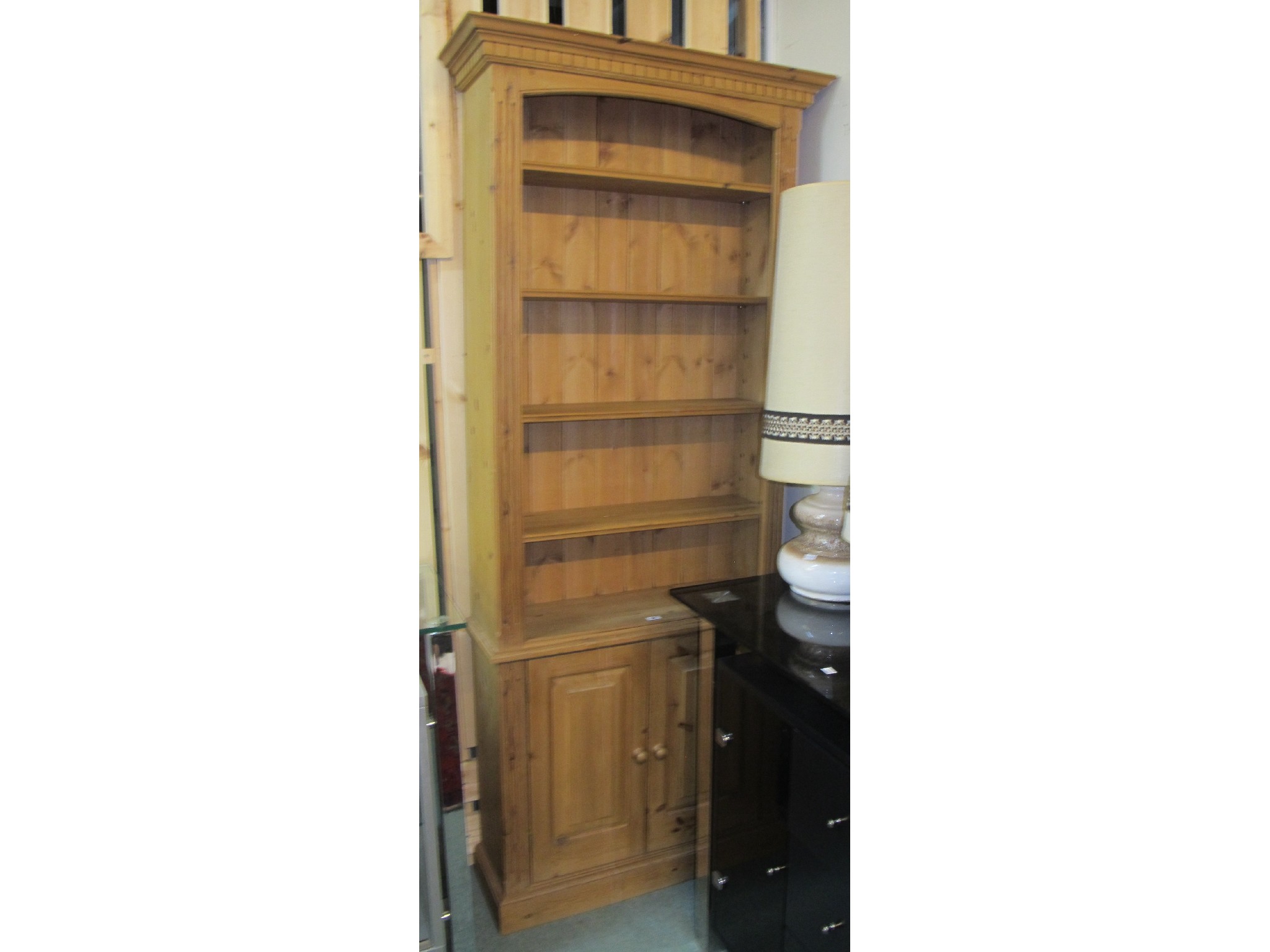 Appraisal: Pine bookcase