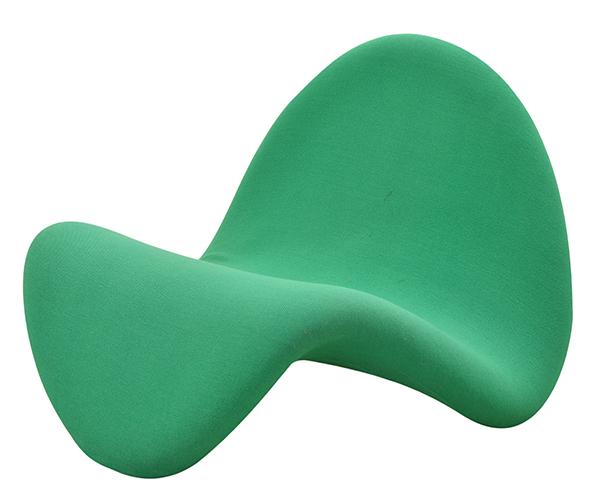 Appraisal: A TONGUE CHAIR BY PIERRE PAULIN FRENCH - for Artifort