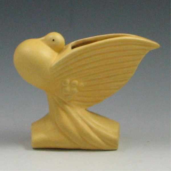 Appraisal: Studio Pottery Bird Planter bottom marked Made in USA ink