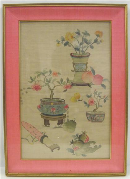 Appraisal: Chinese kesi panel th century