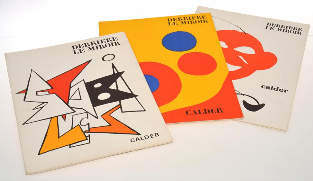 Appraisal: CALDER ALEXANDER ILLUST THE ISSUES OF DERRIERE LE MIROIR ALL