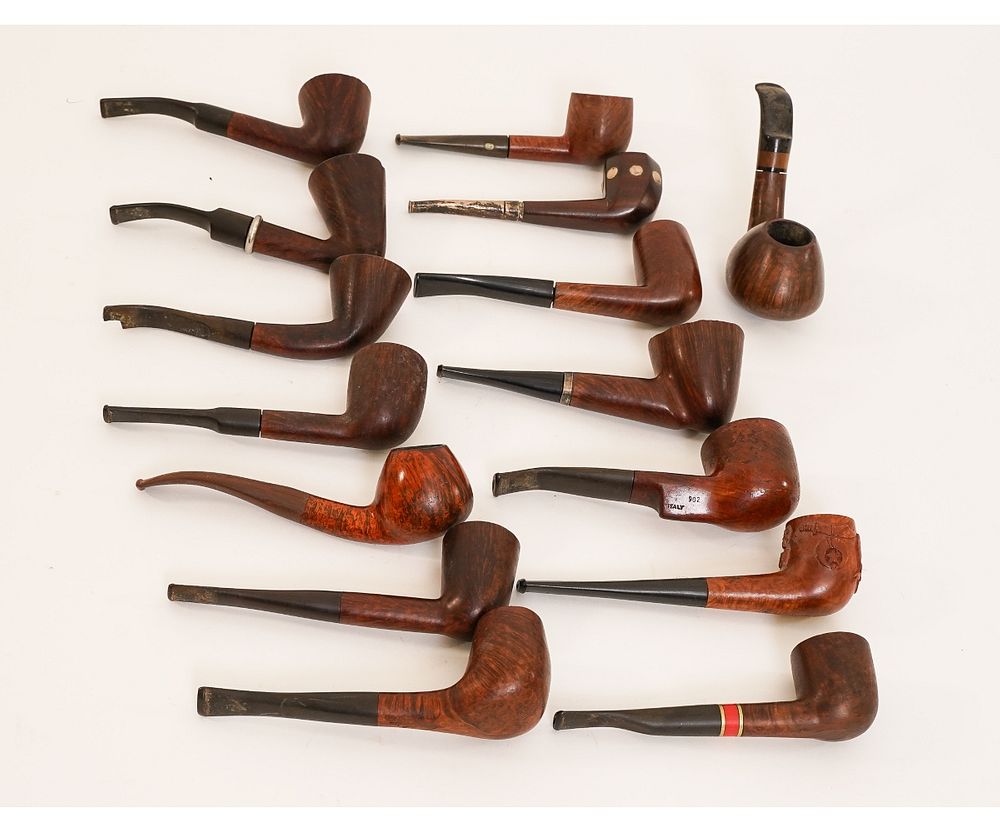 Appraisal: Various Smoking Pipes Fifteen smoking pipes of various makers to