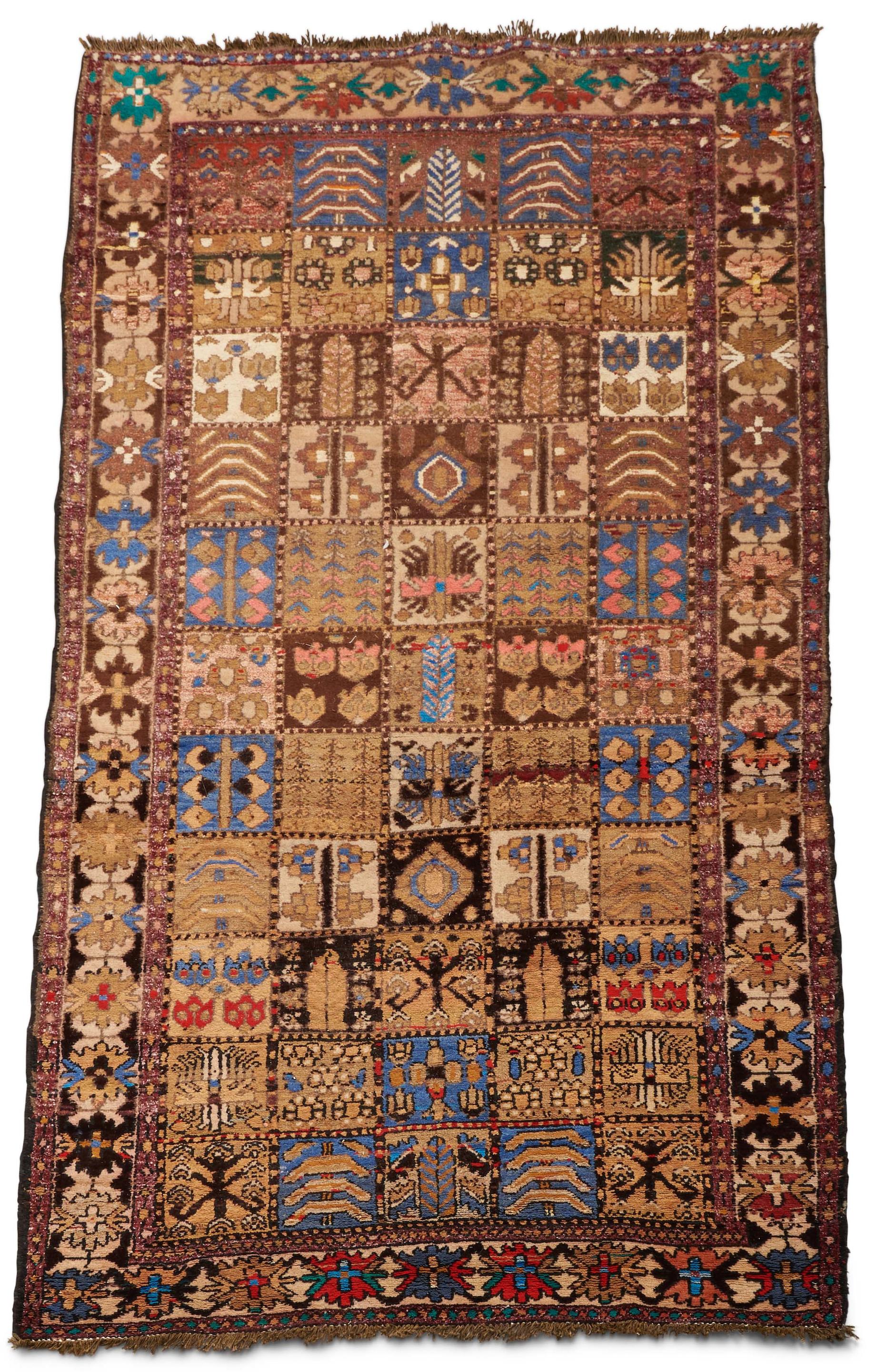 Appraisal: Bakhtiari Garden Rug x in