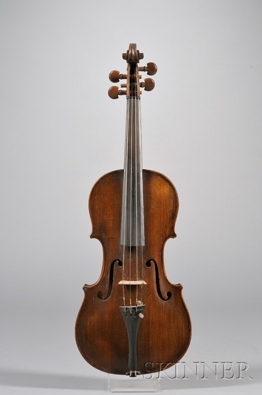 Appraisal: Klingenthal Violin c unlabeled length of one-piece back in mm