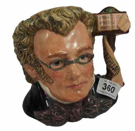 Appraisal: Royal Doulton Large Character Jug from the Great Composers Collection