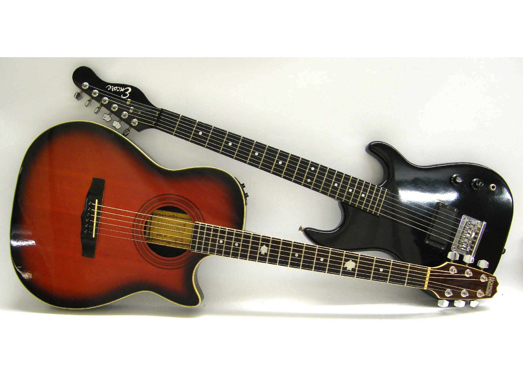 Appraisal: Hohner Professional TWP West-SB thinline electro-acoustic guitar made in Korea