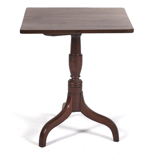 Appraisal: A Victorian mahogany and fruitwood tripod table the oblong top