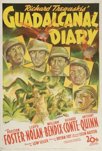 Appraisal: ANONYMOUS GUADALCANAL DIARY x inches cm Tooker Litho Co New