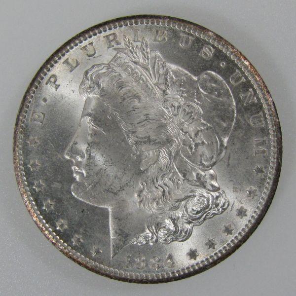 Appraisal: -CC Morgan silver dollar in choice BU condition